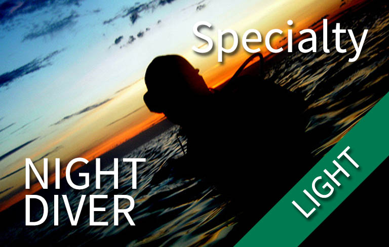 OTHER SC - Specialty - Night dive (2 shore dives) if you already done 1 night dive