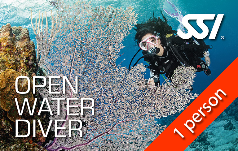 SSI OWD - SSI Open Water - Standard (6 confined water + 2 shore and 2 boat dives)