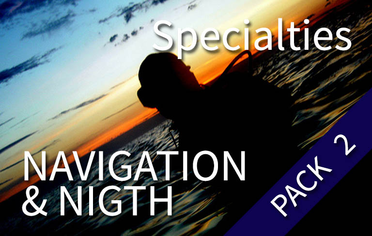 SSI PACK - SSI Pack Navigation + Night Specialties (3 shore dives)