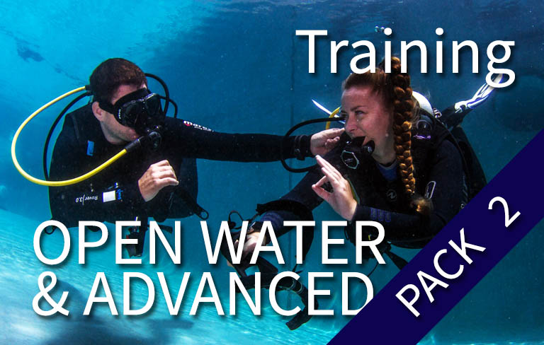 SSI PACK - SSI Open Water Diver + SSI Advanced Adventurer Diver (6 confined water + 5 shore and 4 boat dives)