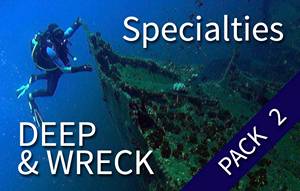 SSI Pack Deep + Wreck Specialties (1 shore dive + 3 boat dives)