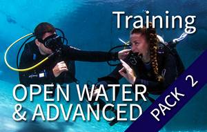 SSI Open Water Diver + SSI Advanced Adventurer Diver (6 confined water + 5 shore and 4 boat dives)