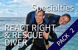 SSI Pack React Right + Stress & Rescue Specialties (5 shore dives)